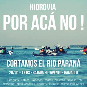 Lee más sobre el artículo Ramallo – Cortarán el Río Paraná contra la Hidrovía