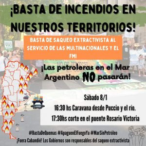 Lee más sobre el artículo Cortamos el puente Rosario- Victoria al grito de : ¡BASTA DE QUEMAS!