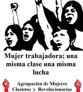 Mujer trabajadora; una misma clase una misma lucha