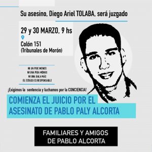 Lee más sobre el artículo Va a juicio el asesino de «Paly» Alcorta