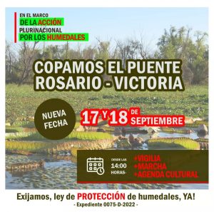 Lee más sobre el artículo Acción Plurinacional por los Humedales – 17 y 18 de septiembre